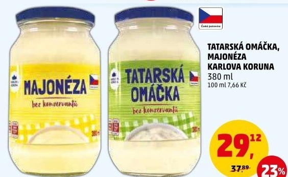Tatarská omáčka Karlova Koruna