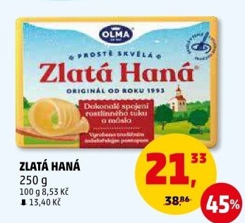 Tuk Zlatá Haná Olma