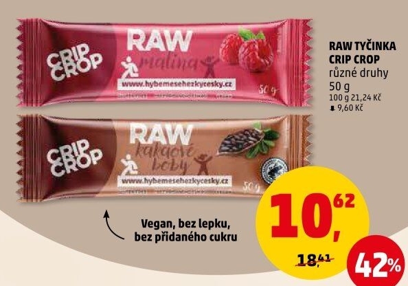 Tyčinka Raw Crip Crop