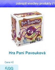 Hra Paní Pavouková