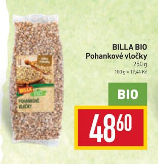BILLA BIO Pohankové vločky 250 g