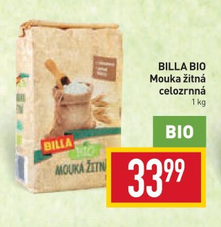 BILLA BIO Mouka žitná celozrnná 1 kg