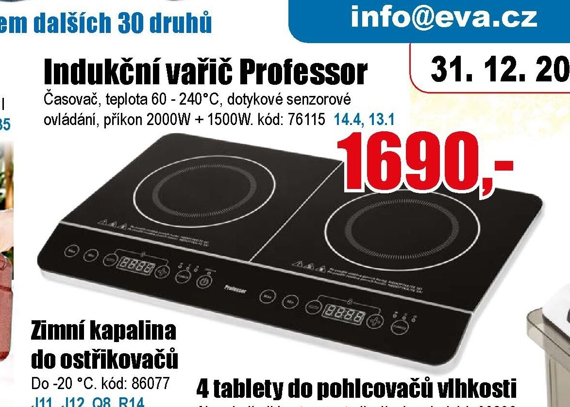 Indukční vařič Professor