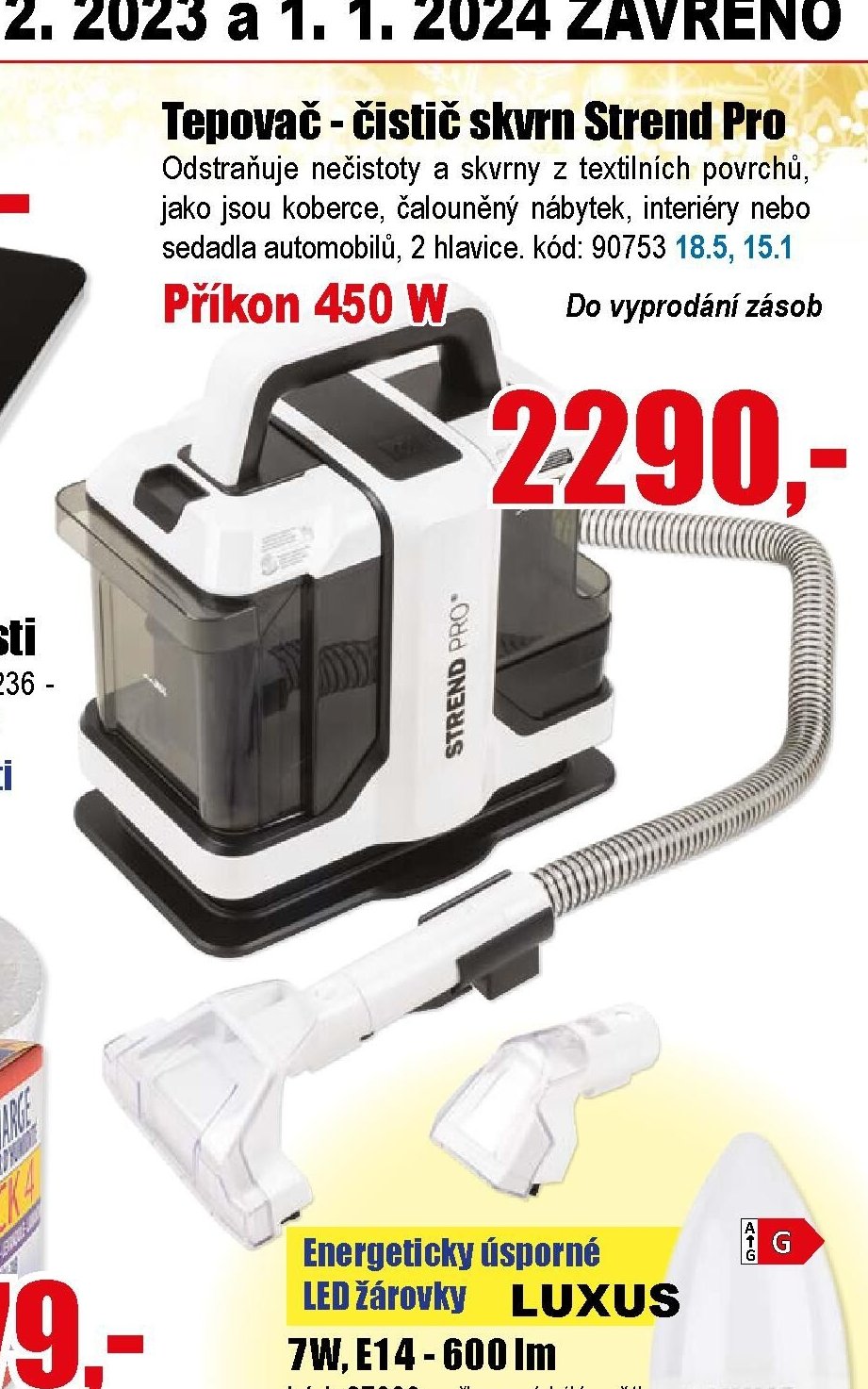 Tepovač - Čistič skvrn Strend Pro