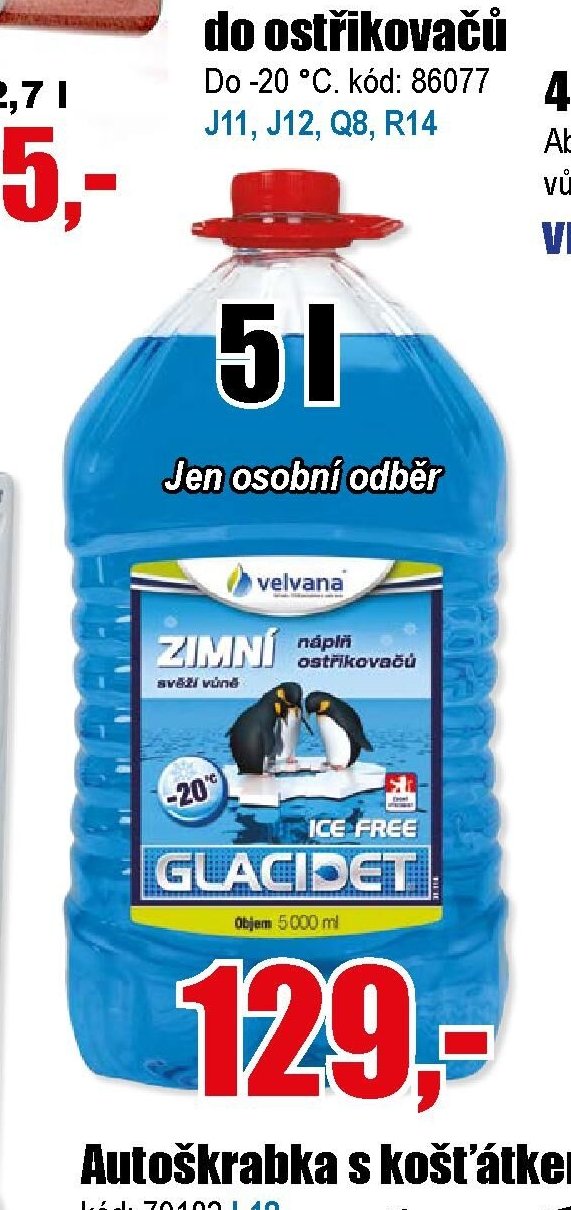 Zimní kapalina do ostřikovačů 5 l