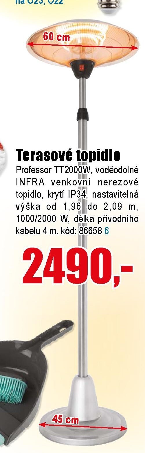 Terasové topidlo