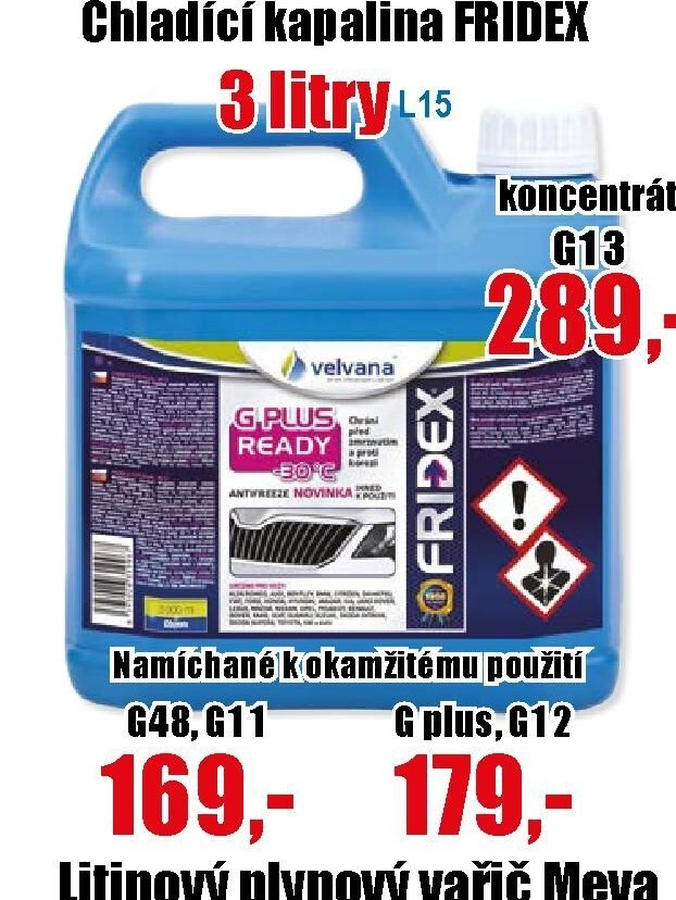 Chladicí kapalina FRIDEX