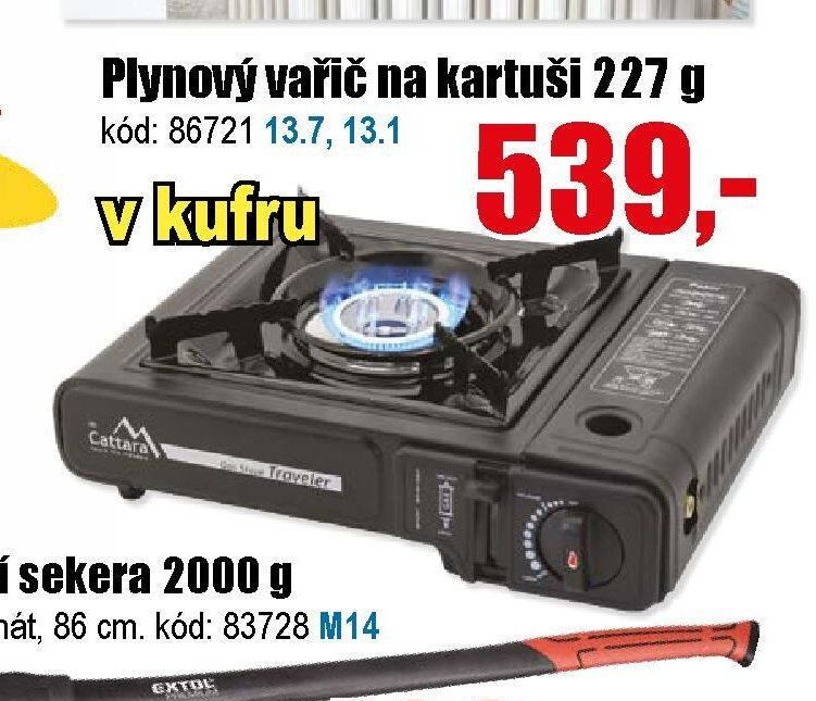 Plynový vařič na kartuši 227 g