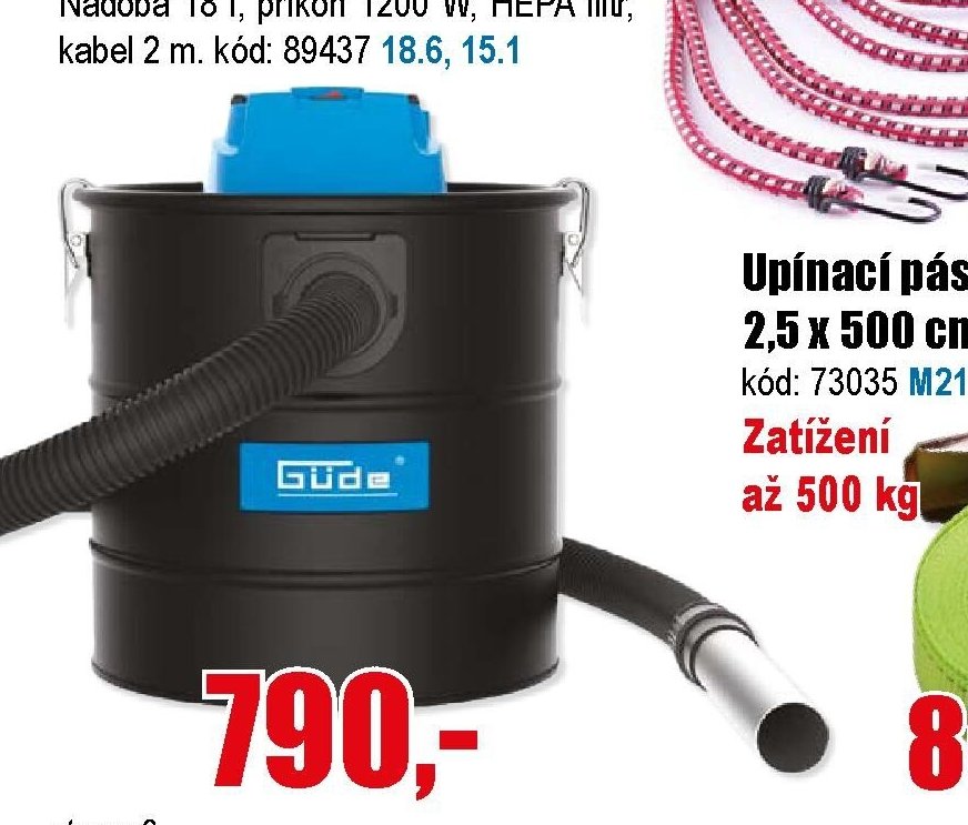 Vysavač na popel Gude