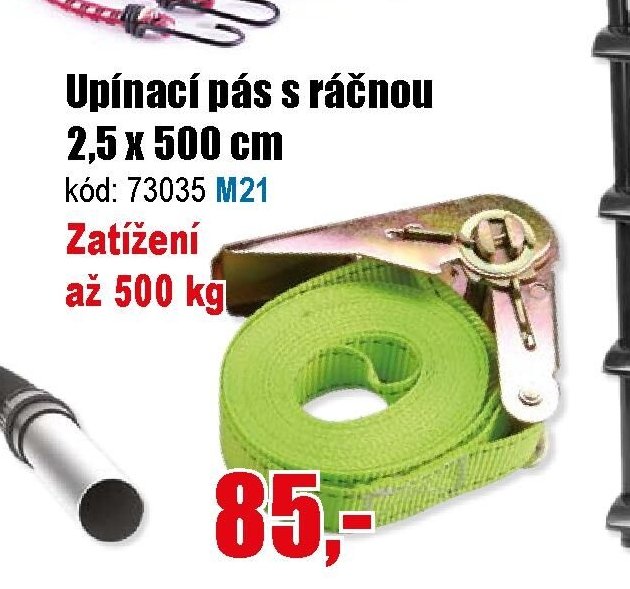 Upínací pás s ráčnou