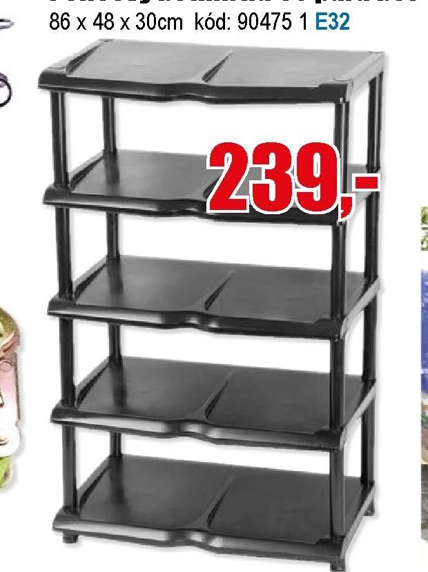 Policový botník na 10 párů bot