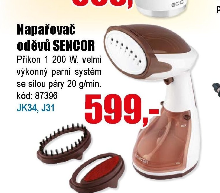 Napařovač oděvů SENCOR