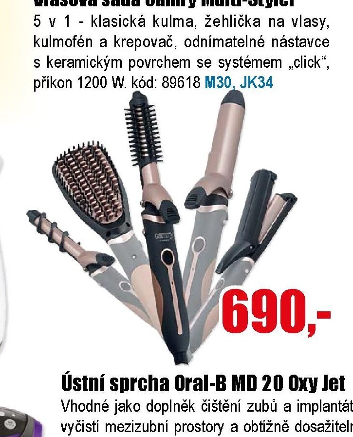 Vlasová sada Camry Multi-Styler
