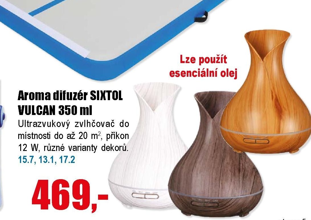 Aroma difuzér SIXTOL VULCAN 350 ml