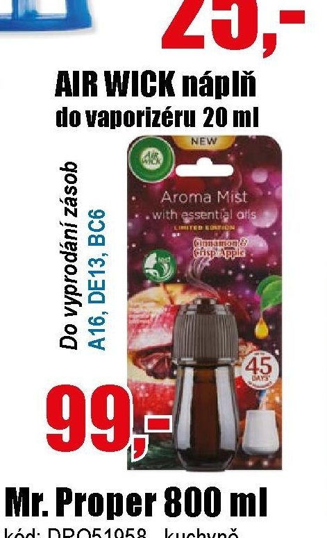 AIR WICK náplň do vaporizéru 20 ml