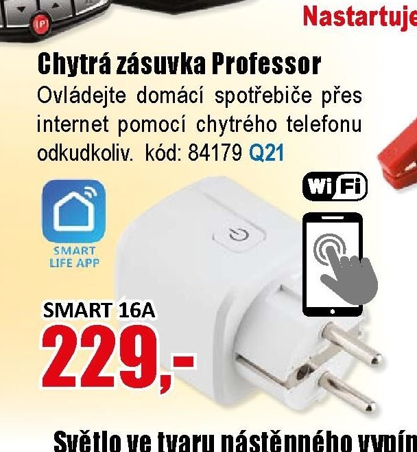 Chytrá zásuvka Professor SMART 16A