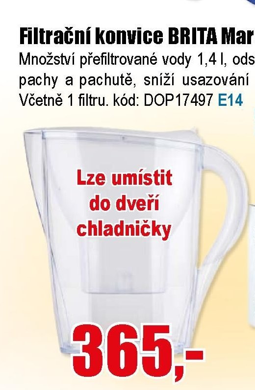 Filtrační konvice BRITA Marella Memo