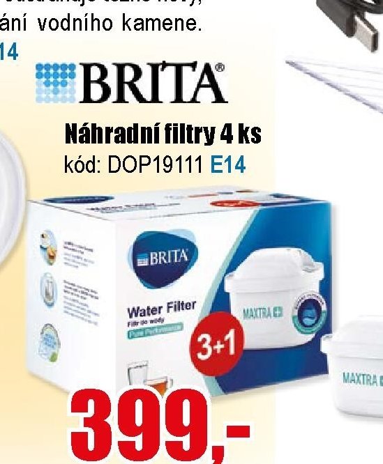 Náhradní filtry 4 ks (BRITA)