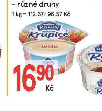 Mléčná rýže a krupice Kunín 150 g