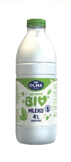 Bio mléko Olma čerstvé 4% 1 l