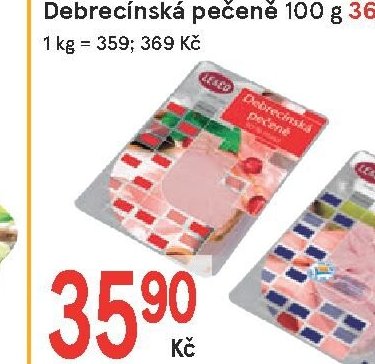 Šunka Pražská nejvyšší jakosti 100 g