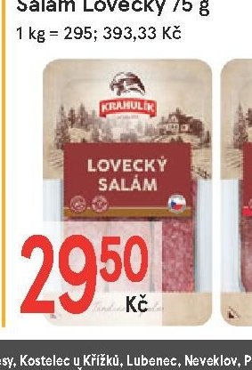 Salám Lovecký 75 g