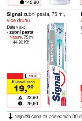 Signal zubní pasta, 75 ml, více druhů