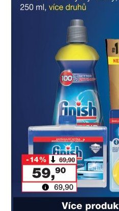 Finish čistič myčky tekutý, 250 ml
