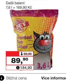 Happy Cool Pet silikonové stelivo, 3,6 l