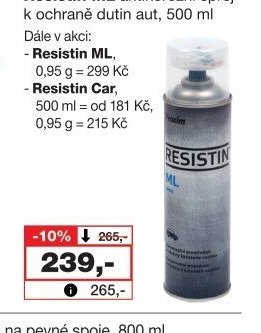 Resistin ML antikorozní sprej