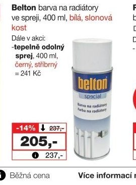 Belton barva na radiátory ve spreji