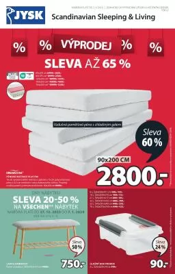 akční leták Jysk 3.1.2024-6.2.2024