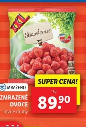 Zmrazené ovoce jahody
