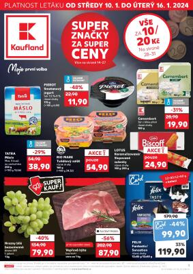 akční leták Kaufland 10.1.2024-16.1.2024