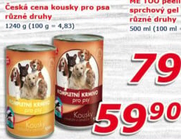 Konzerva pro psy Česká cena