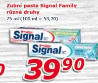 Pasty na zuby Family Signal