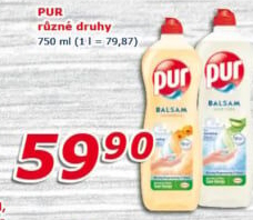 Prostředek na nádobí Pur