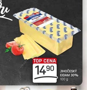 JIHOČESKÝ EIDAM 30% 100 g
