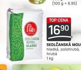 SEDLČANSKÁ MOUKA hladká, polohrubá, hrubá 1 kg