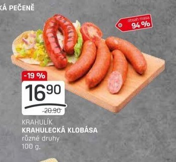 KRAHULÍK KRAHULECKÁ KLOBÁSA