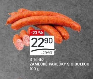 STEINEX ZÁMECKÉ PÁREČKY S CIBULKOU