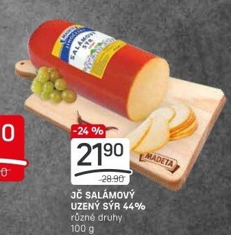 JČ SALÁMOVÝ UZENÝ SÝR 44%