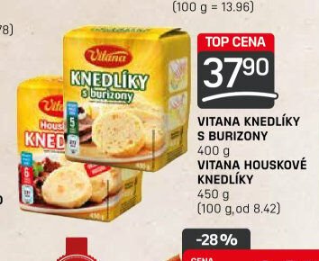 VITANA KNEDLÍKY S BURIZONY, VITANA HOUSKOVÉ KNEDLÍKY