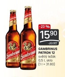 GAMBRINUS PATRON 12