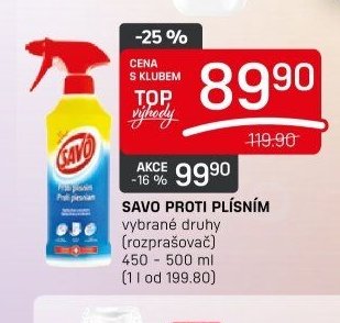 SAVO PROTI PLÍSNÍM