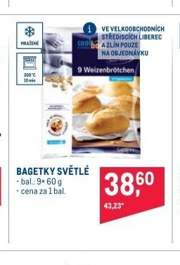 Bagetky světlé