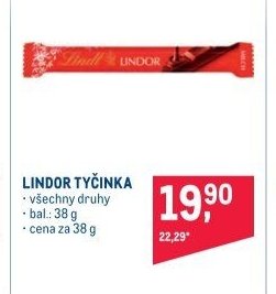 Lindor tyčinka