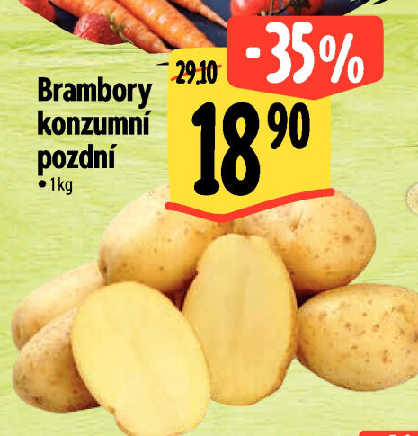 Brambory konzumní pozdní