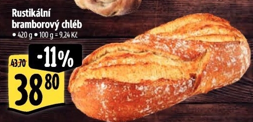 Chléb bramborový rustikální