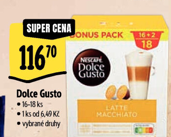 Kapsle Dolce Gusto Nescafé